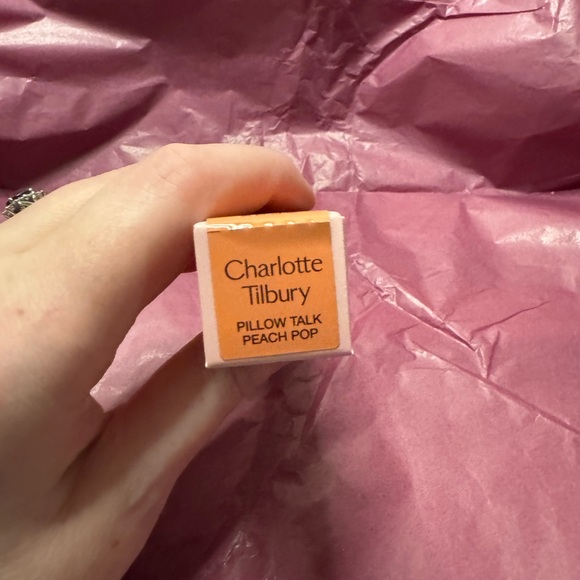 NIB Matte Beauty Blush Pillow Talk Peach Pop Charlotte Tilbury - Picture 2 of 5